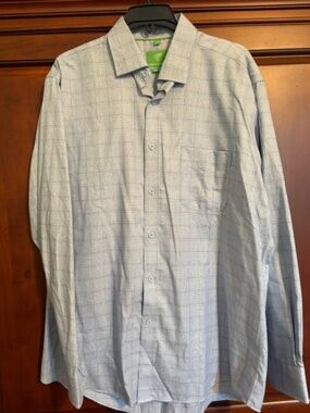Forsyth of Canada Large Mens Button Down Non Iron Dress Shirt Large